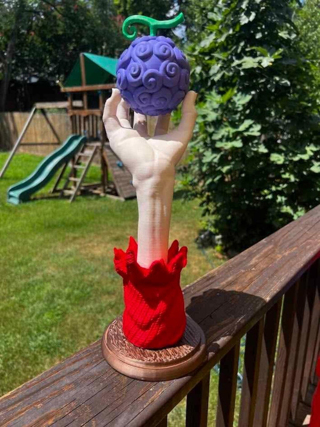 Luffy's Hand With Devil Fruit Display