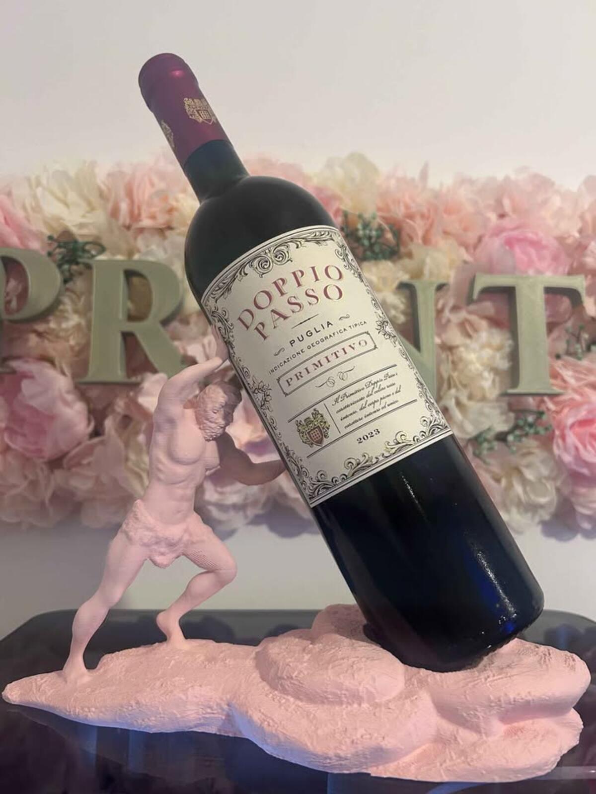 Greek God Of Wine Bottle Holder