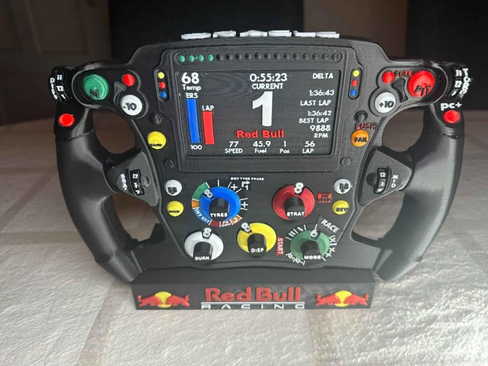 F1 Red Bull Racing Steering Wheel Display