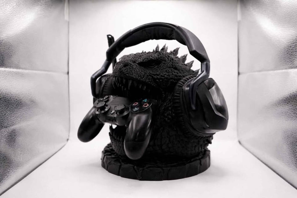 Godzilla Controller And Headphone Holder