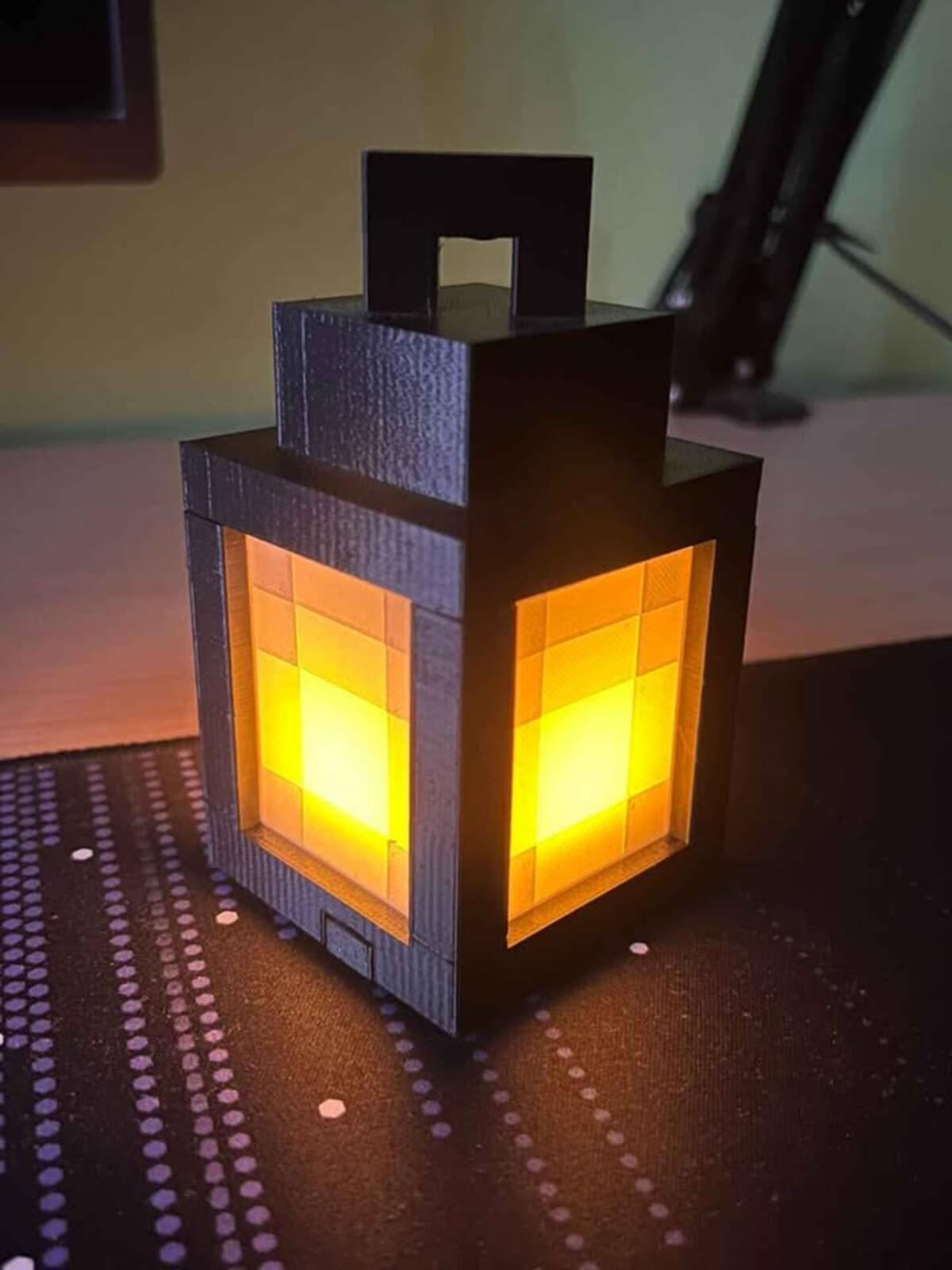 Minecraft Tealight Lantern