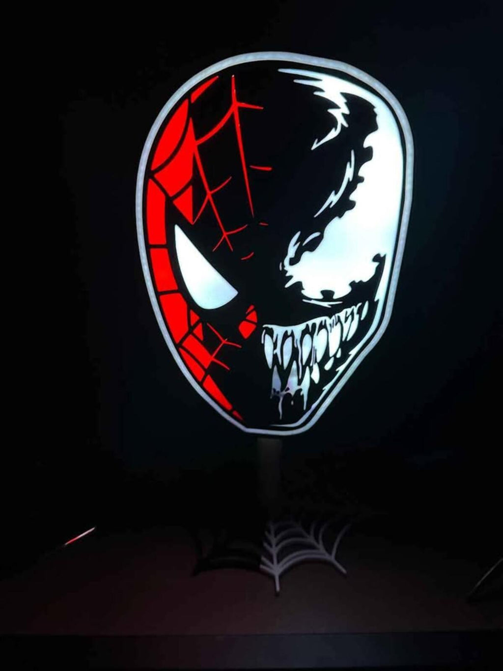Venomized Spider-Man Lightbox With Stand