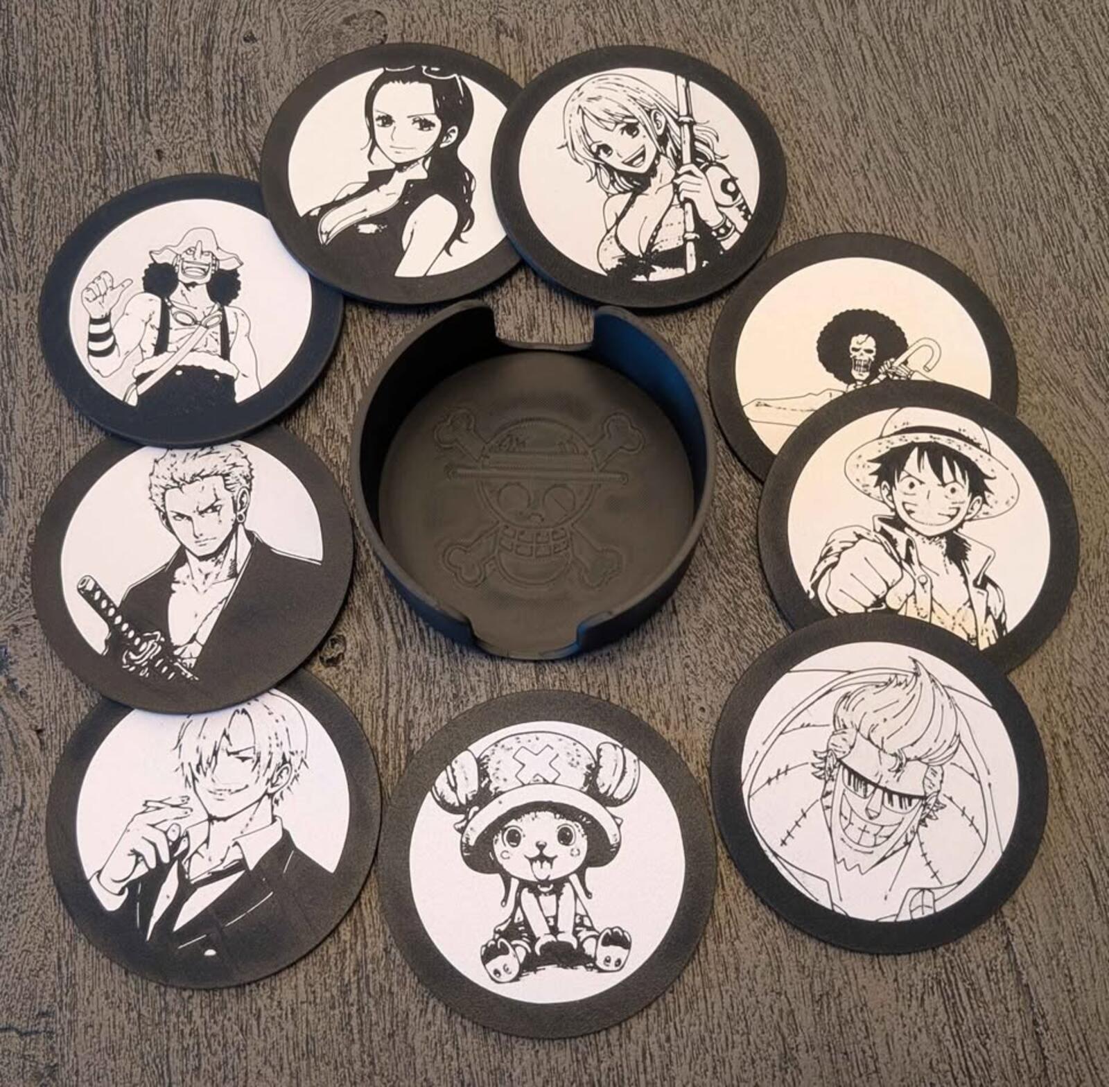 One Piece Characters Coaster Set (9)