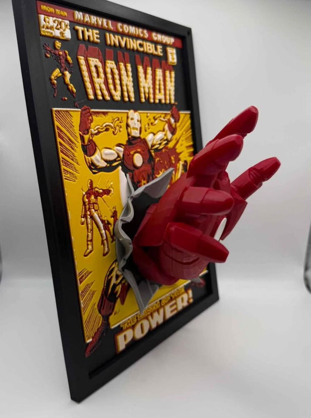 Iron Man Comic Cover Pop Out Plaque