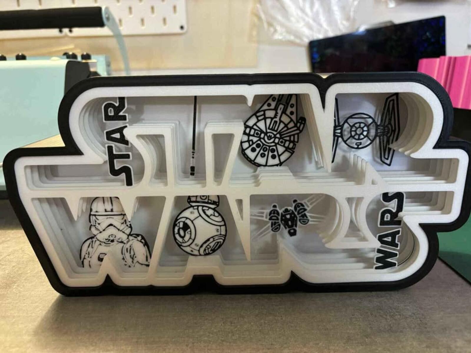 Star Wars Layered Lightbox
