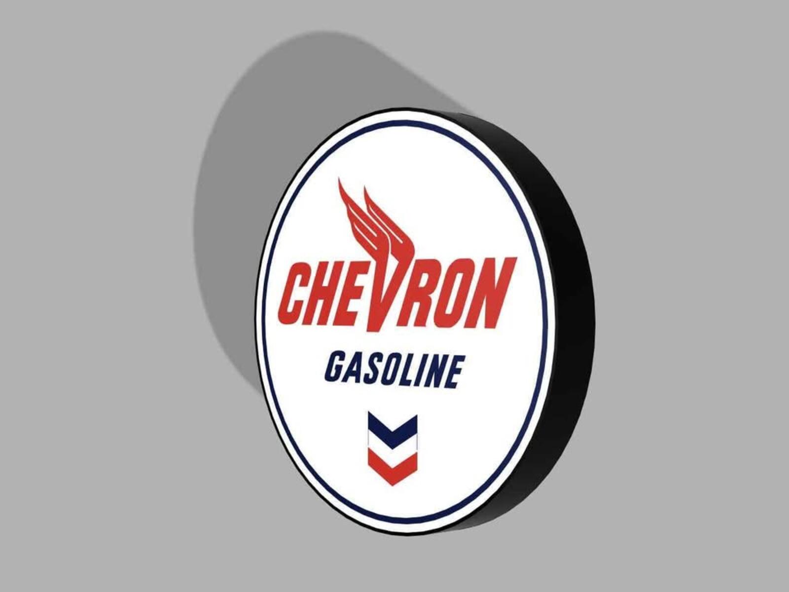 Chevron Gasoline Lightbox