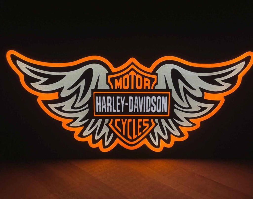 Harley Davidson Wings Lightbox