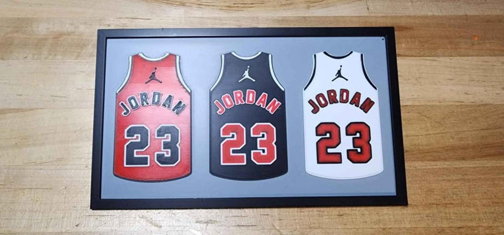Jordan Jersey Sign With Easel