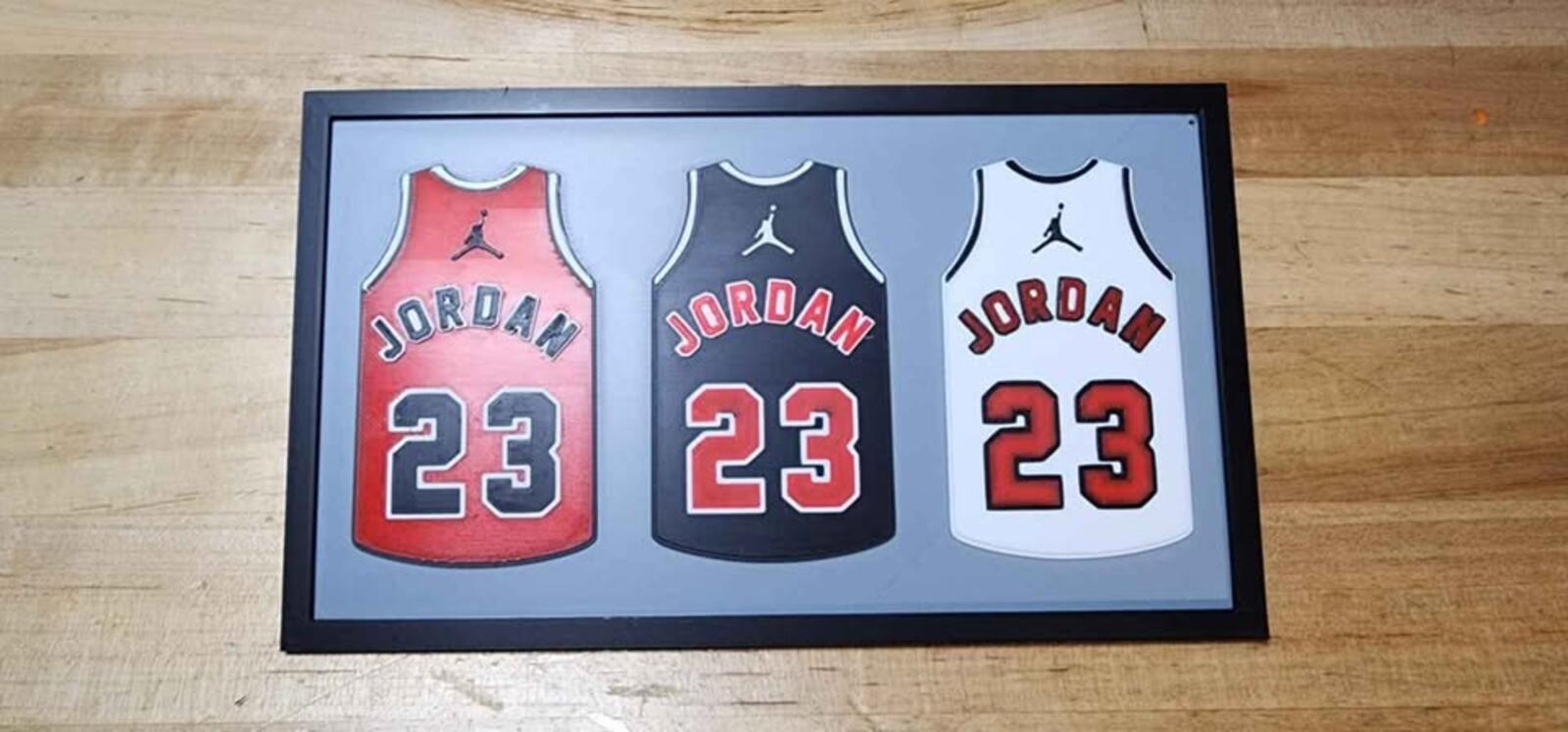 Jordan Jersey Sign With Easel