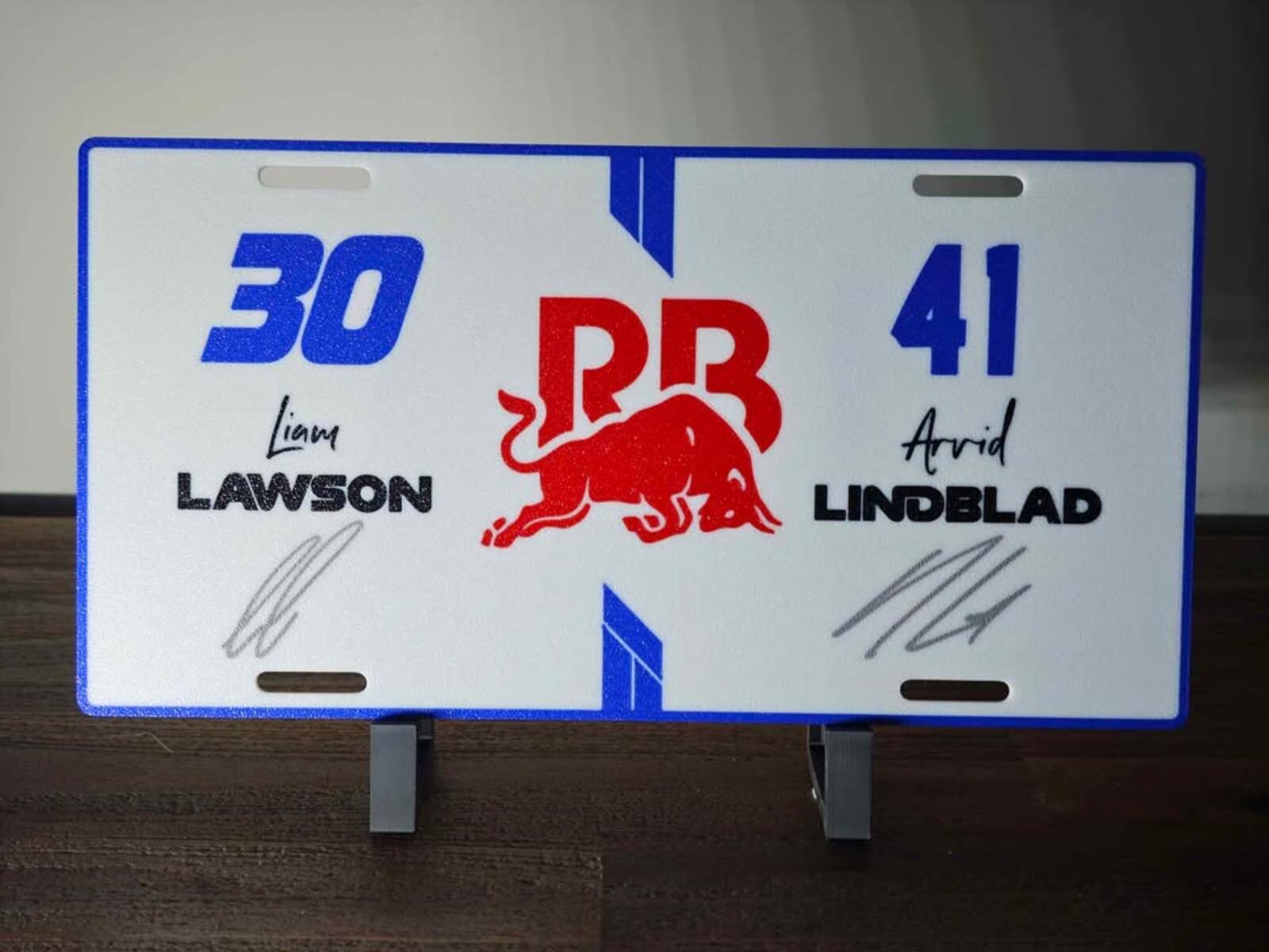 F1 2026 Decorative License Plates