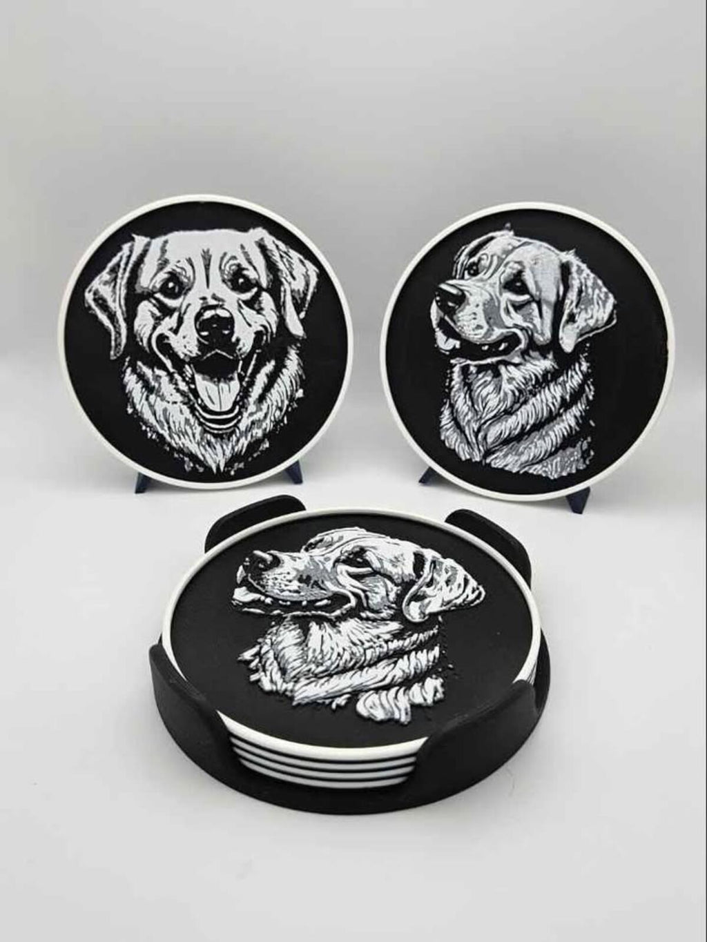 Golden Retriever Coaster Set (6)