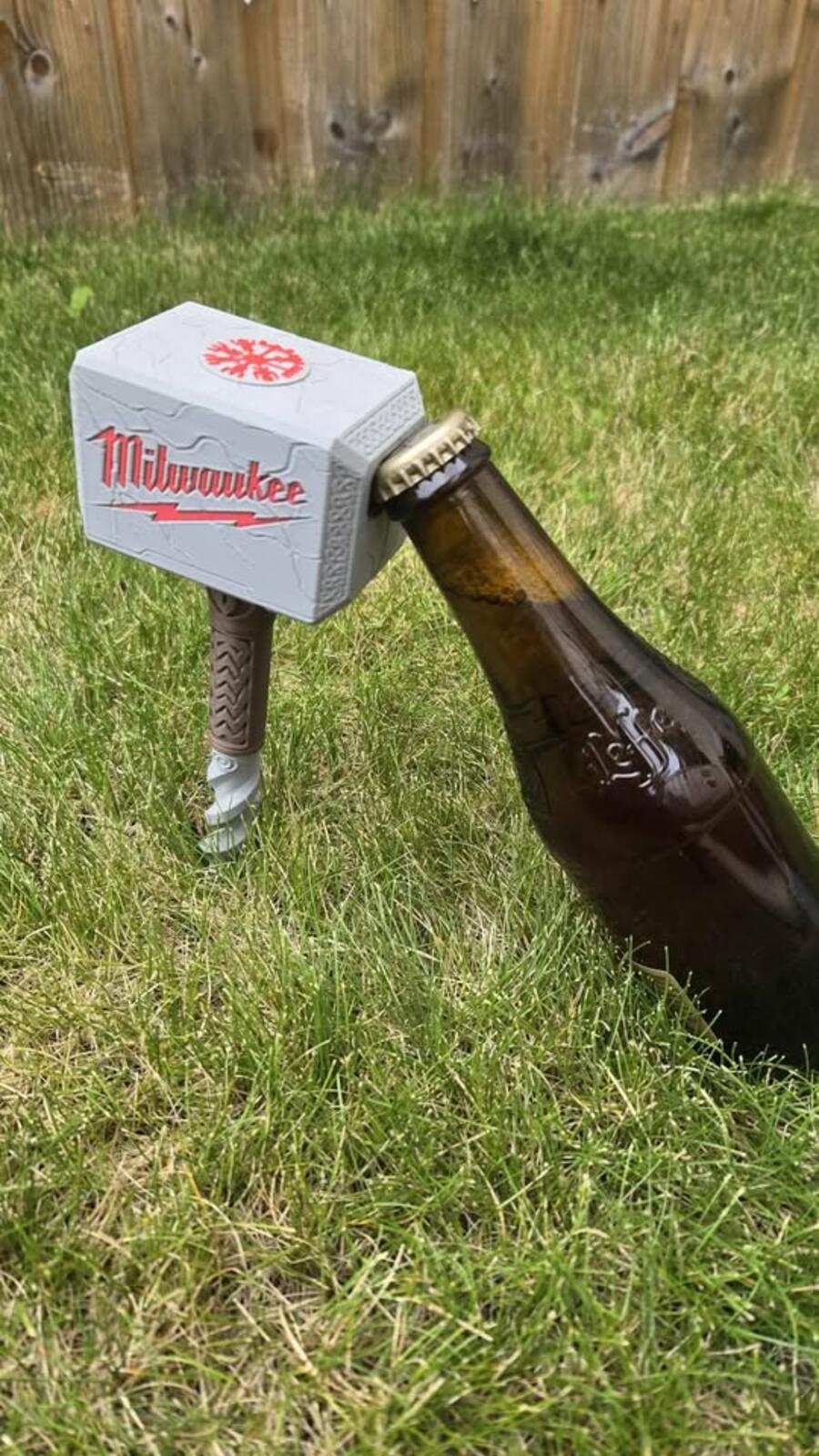 Milwaukee Thor Hammer Bottle Opener