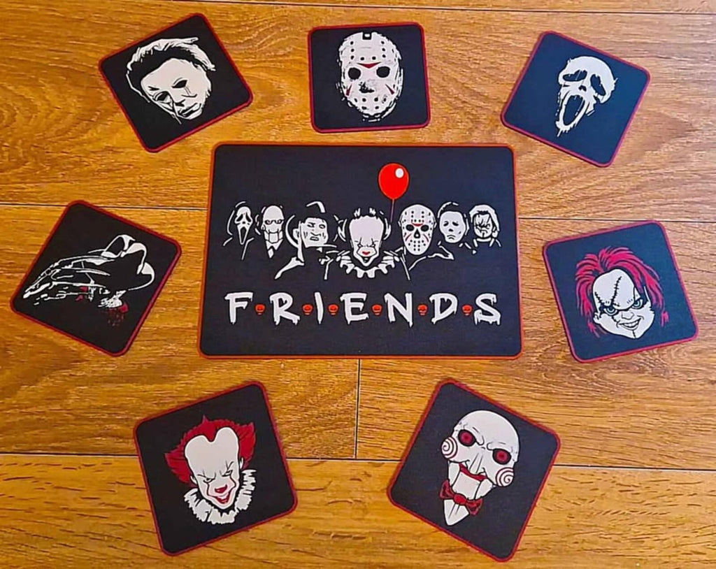Halloween "Friends" Coaster Set (7)