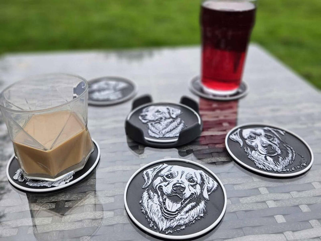 Golden Retriever Coaster Set (6)