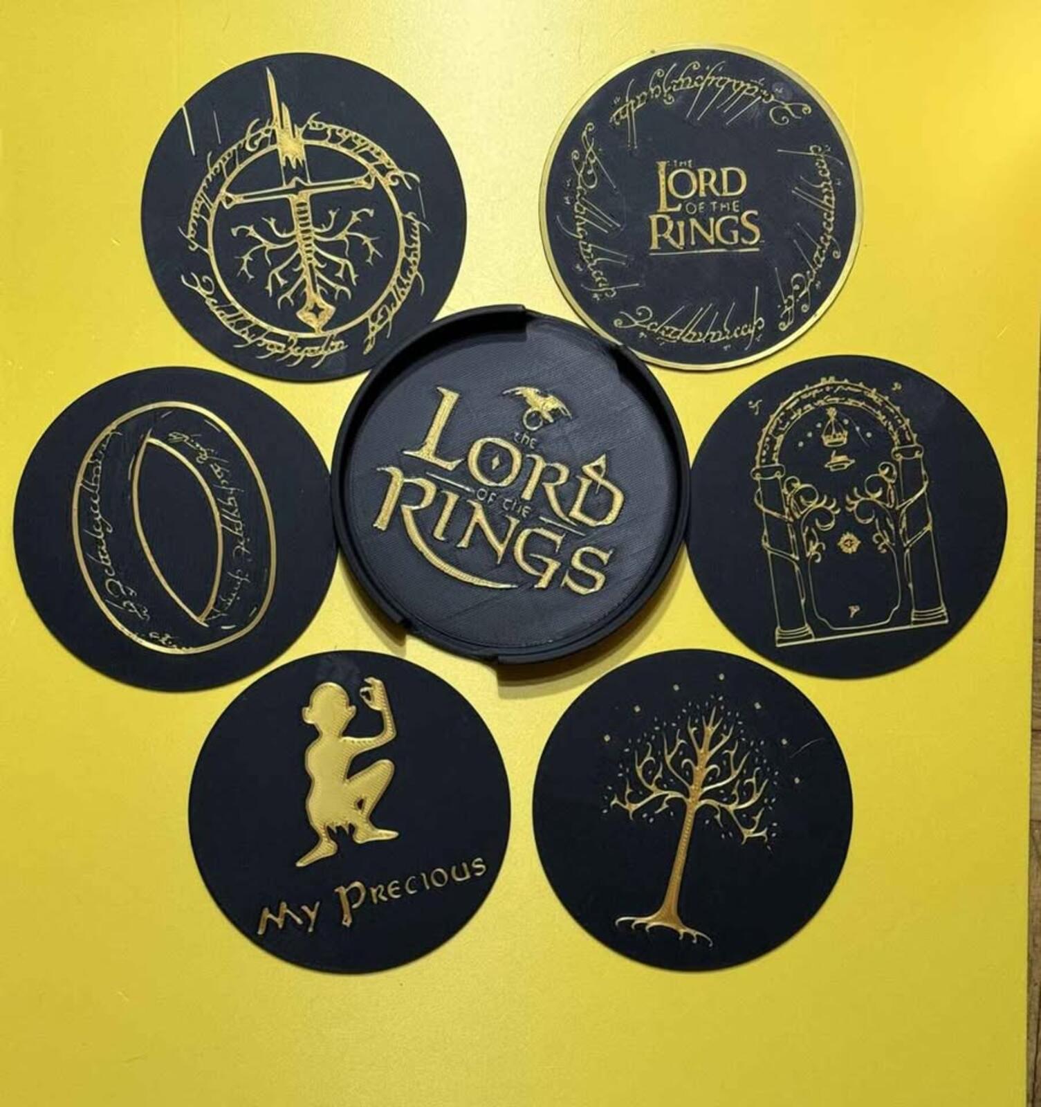 Lord Of The Rings Coaster Set (6)