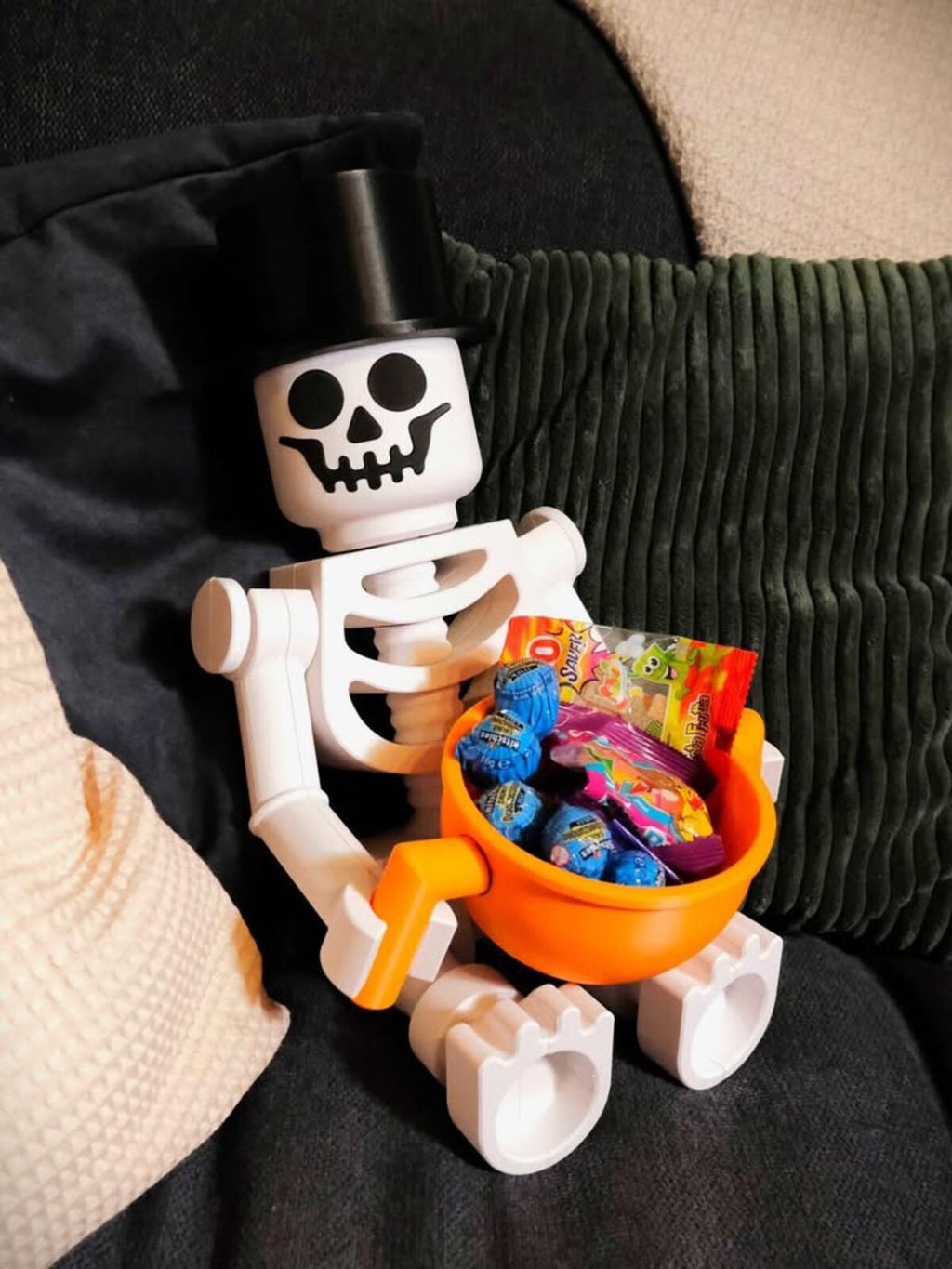 Giant Lego Skeleton With Accessories