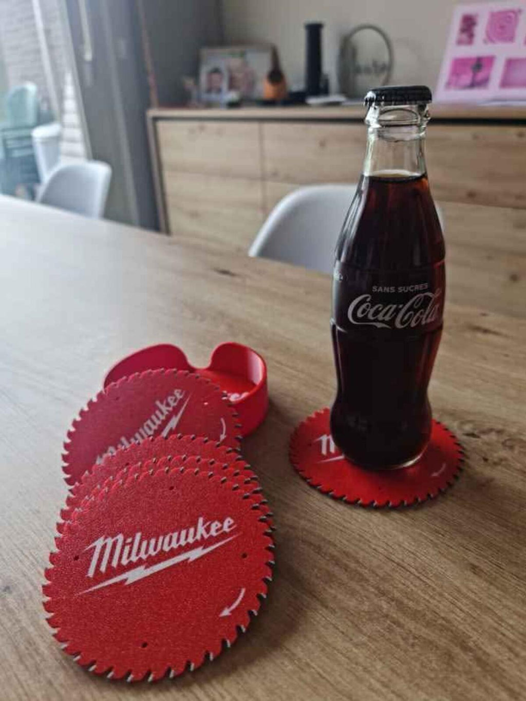 Milwaukee Saw Blade Coaster Set (4)
