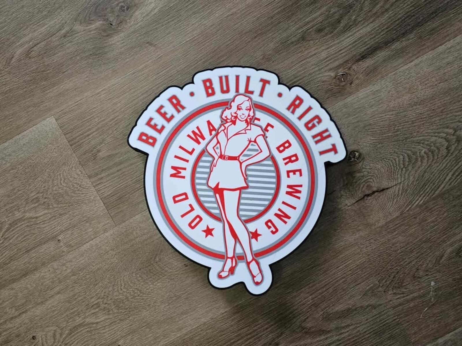 Old Milwaukee Girl Lightbox