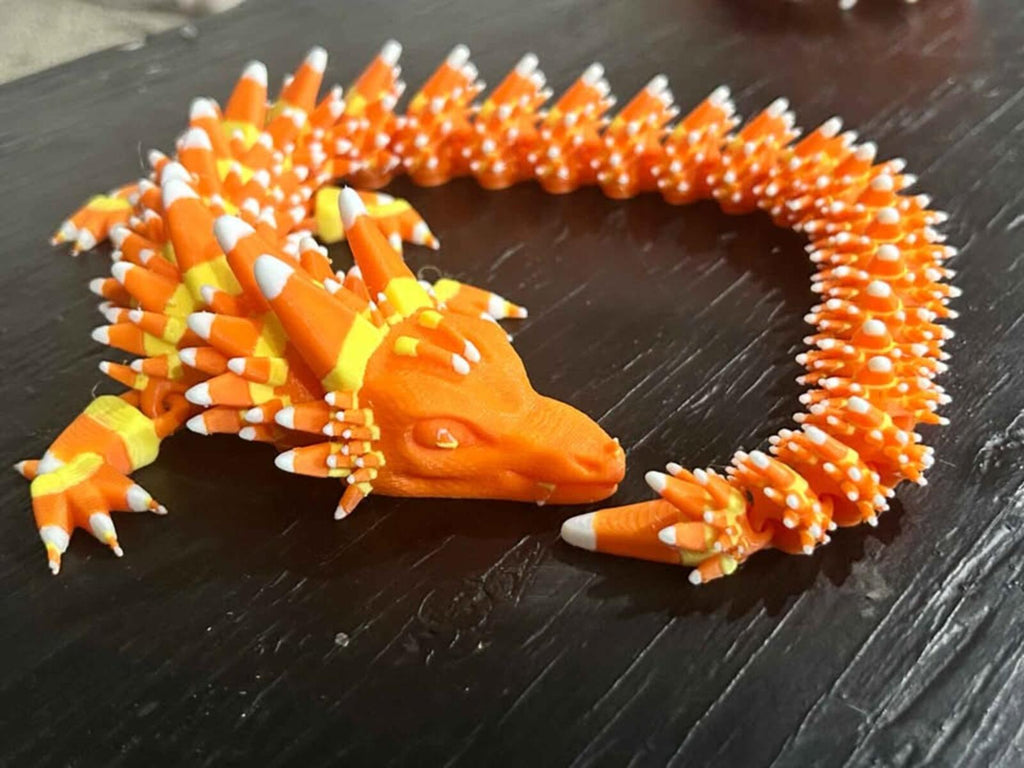 Candy Corn Articulating Dragon