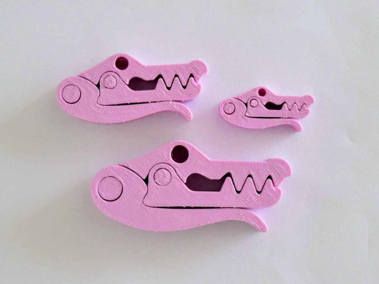 Crocodile Bag Clips With Lock