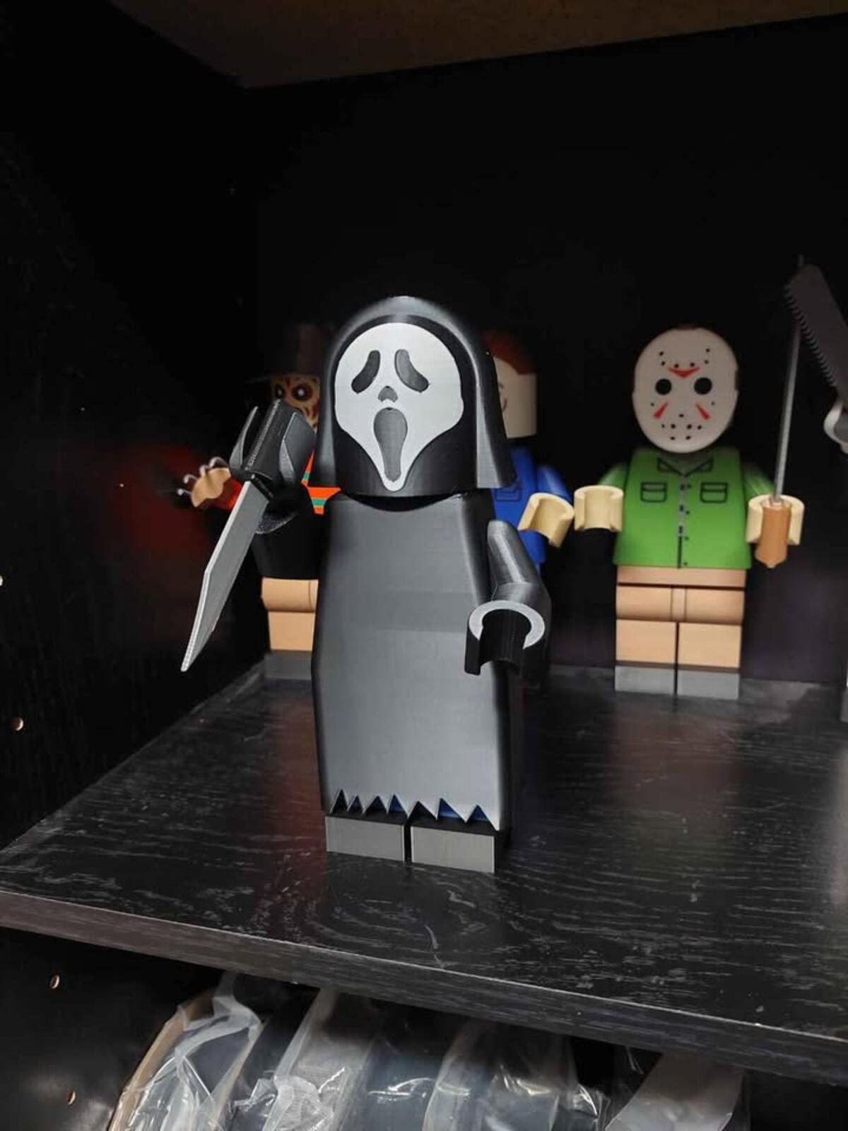 Giant Lego Ghostface
