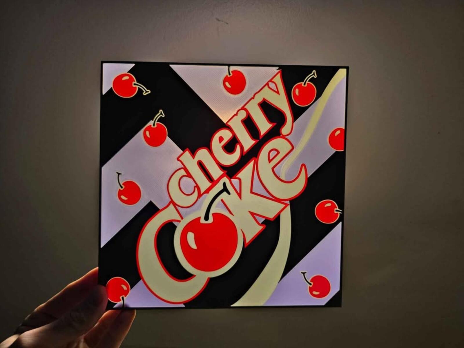 Cherry Coke Lightbox