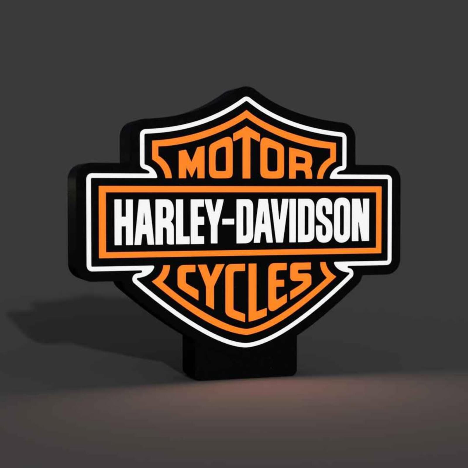 Harley Davidson Lightbox With Stand