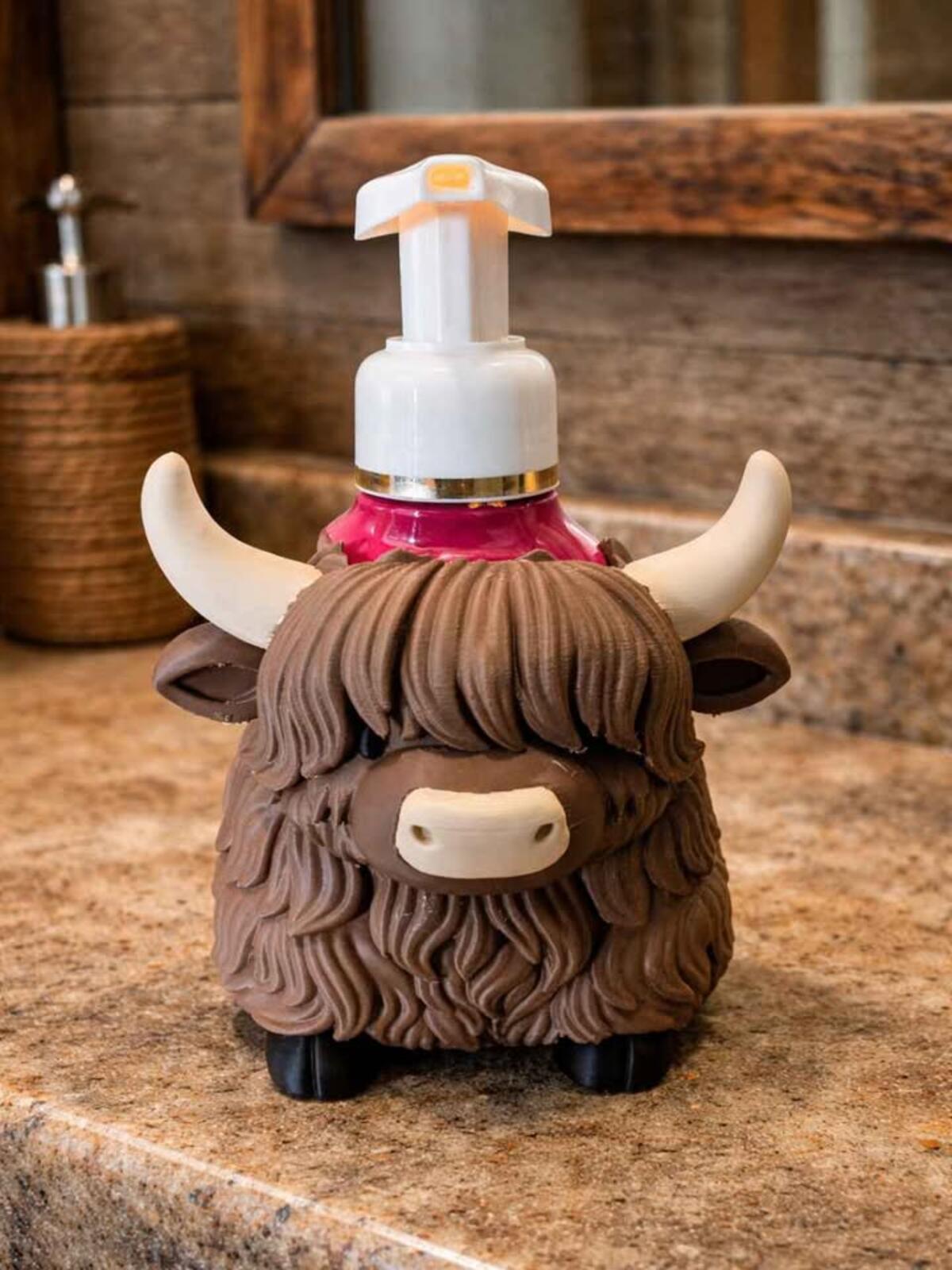 Highland Cow Soap Holder