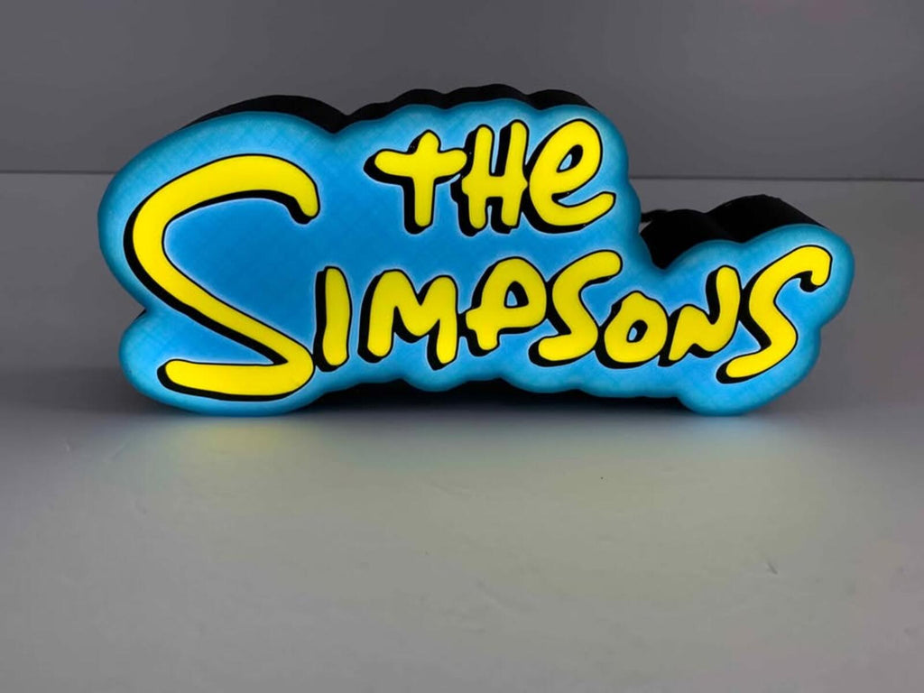 The Simpsons Lettering Lightbox