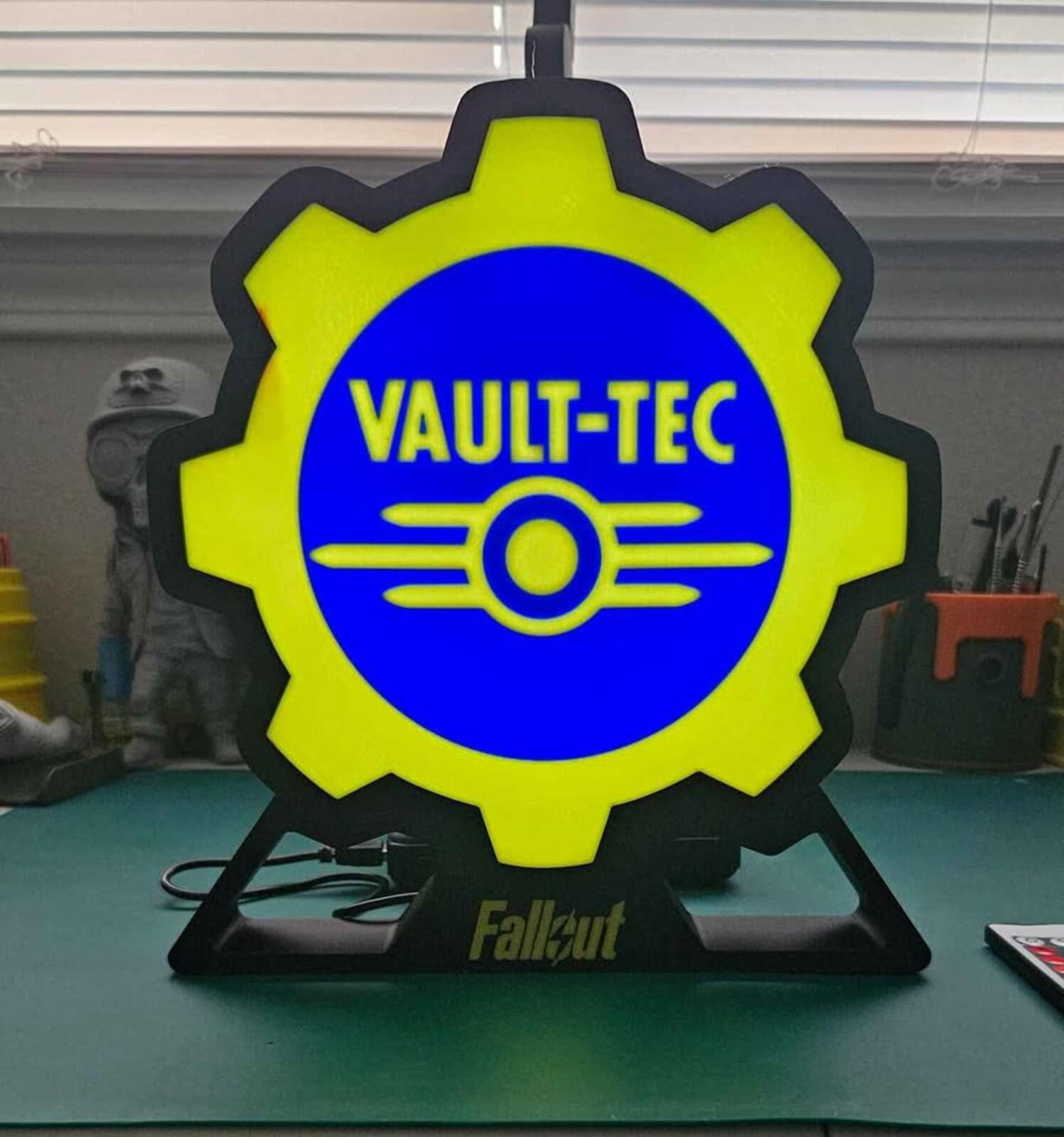 Vault-Tec Lightbox With Stand