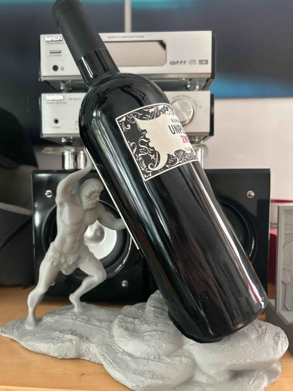 Greek God Of Wine Bottle Holder