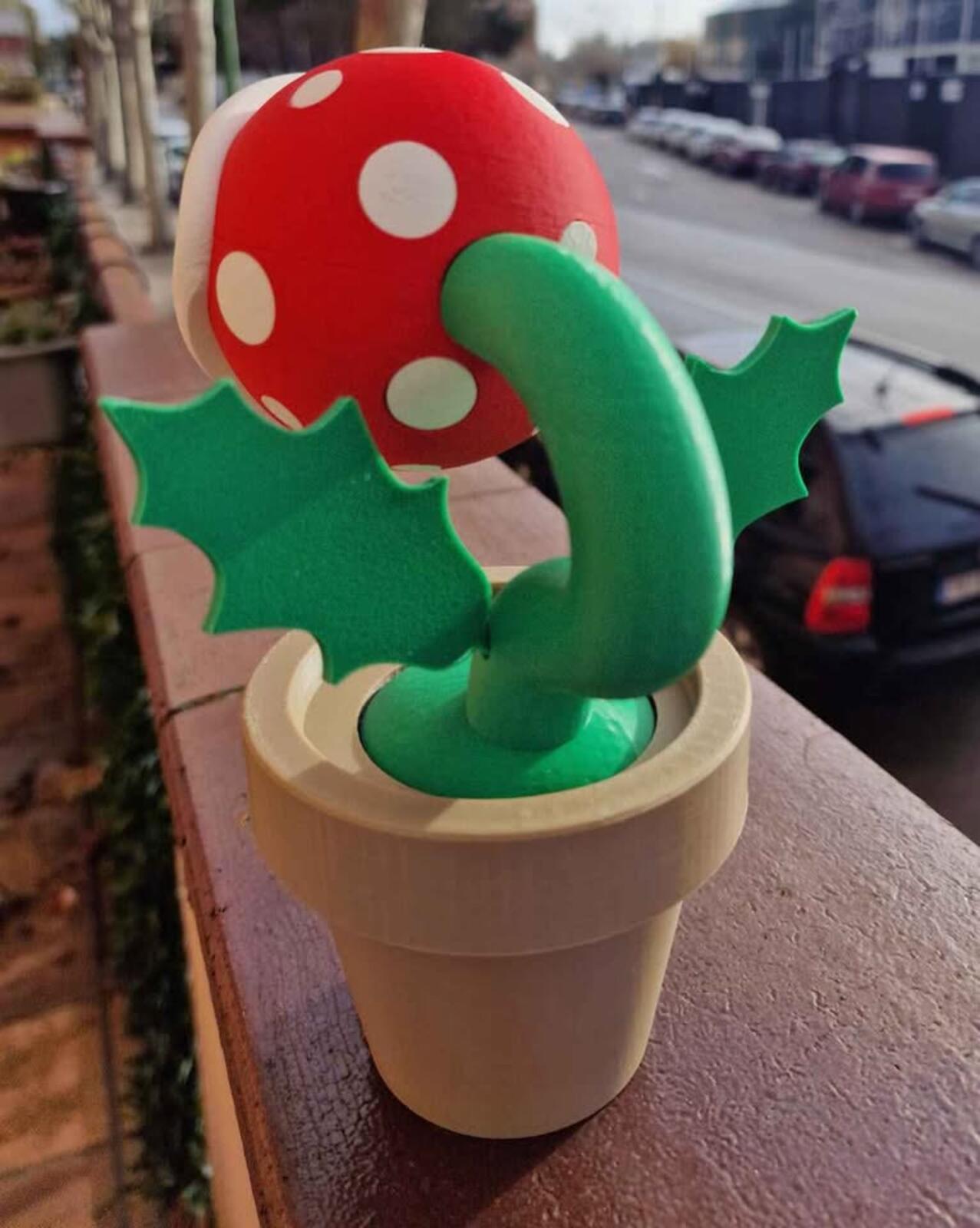 Piranha Plant From Super Mario Bros Sculpture