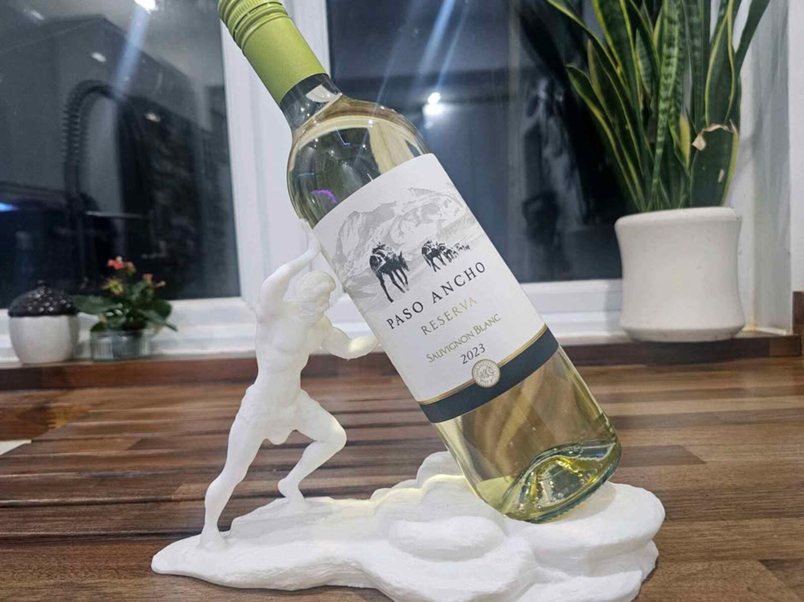 Greek God Of Wine Bottle Holder