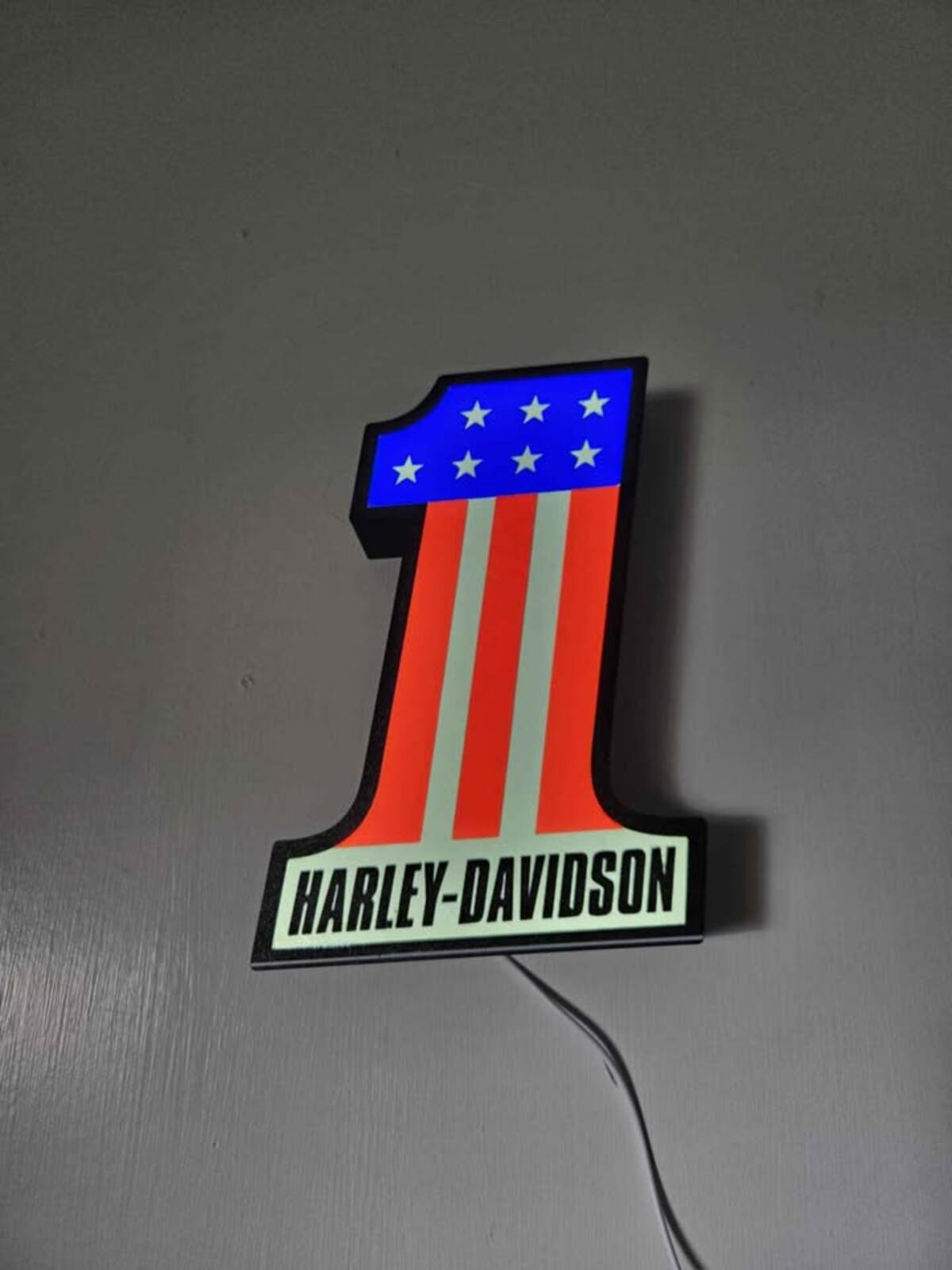 Harley Davidson #1 USA Lightbox