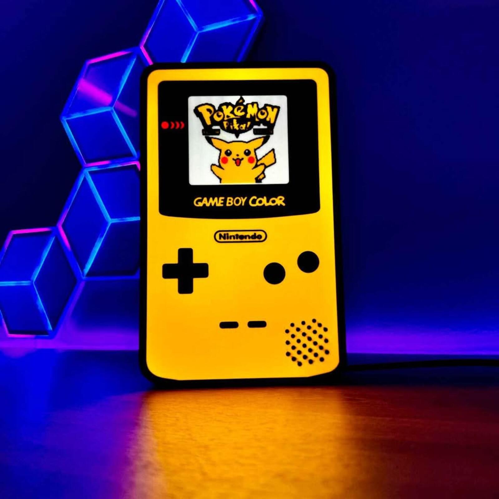 Pikachu Themed Gameboy Lightbox