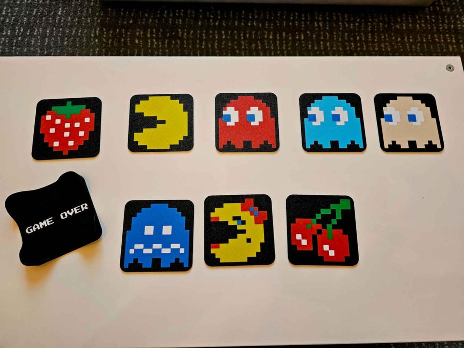 Pac-Man Coaster Set (8)