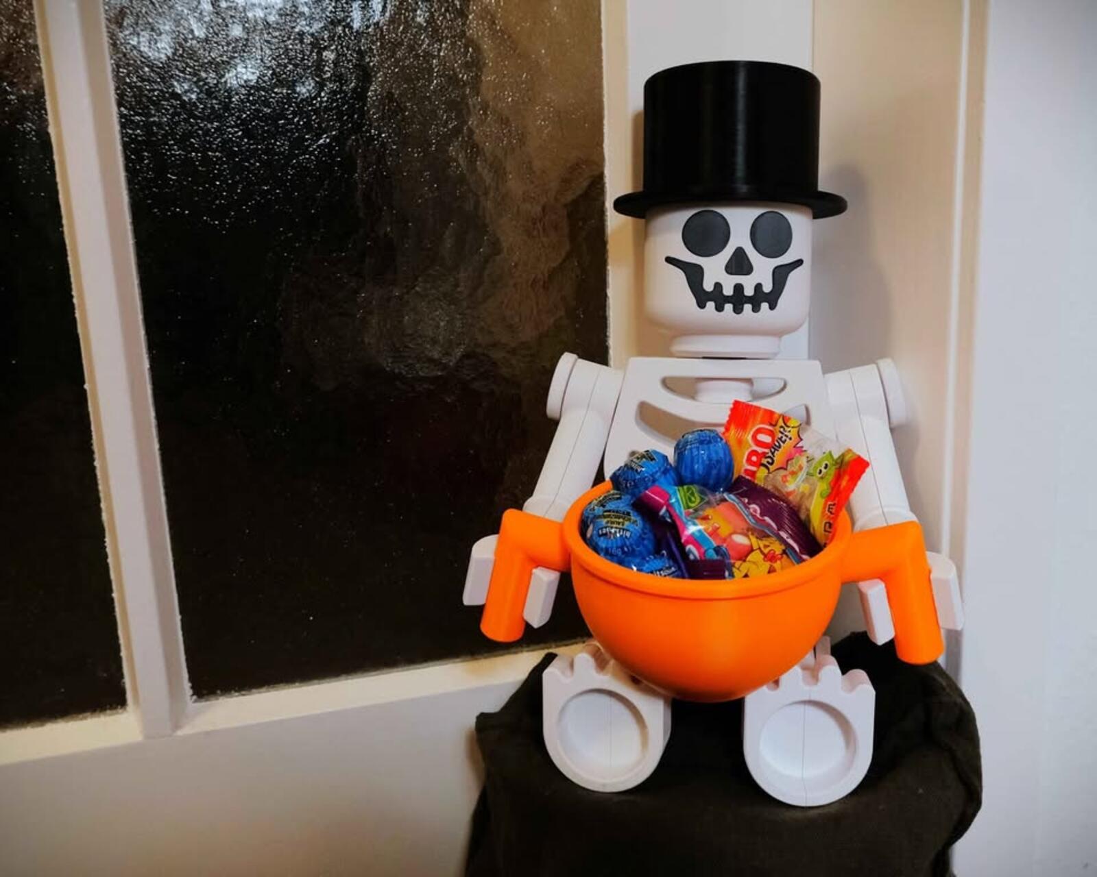 Giant Lego Skeleton With Accessories