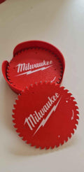 Milwaukee Saw Blade Coaster Set (4)
