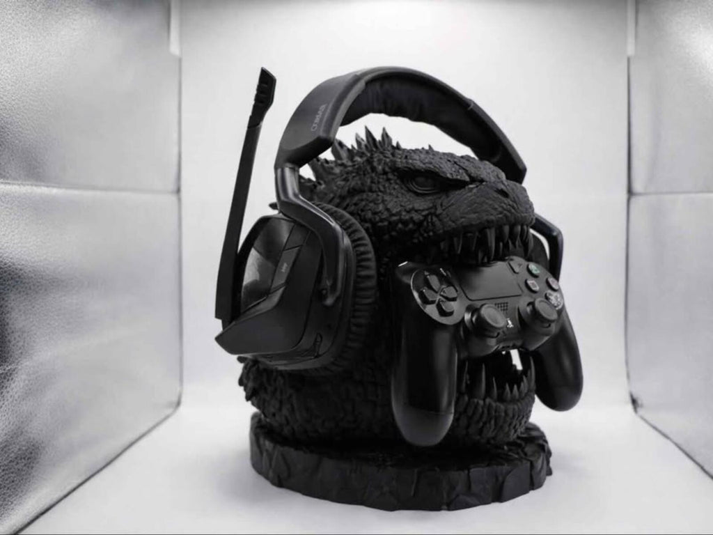 Godzilla Controller And Headphone Holder