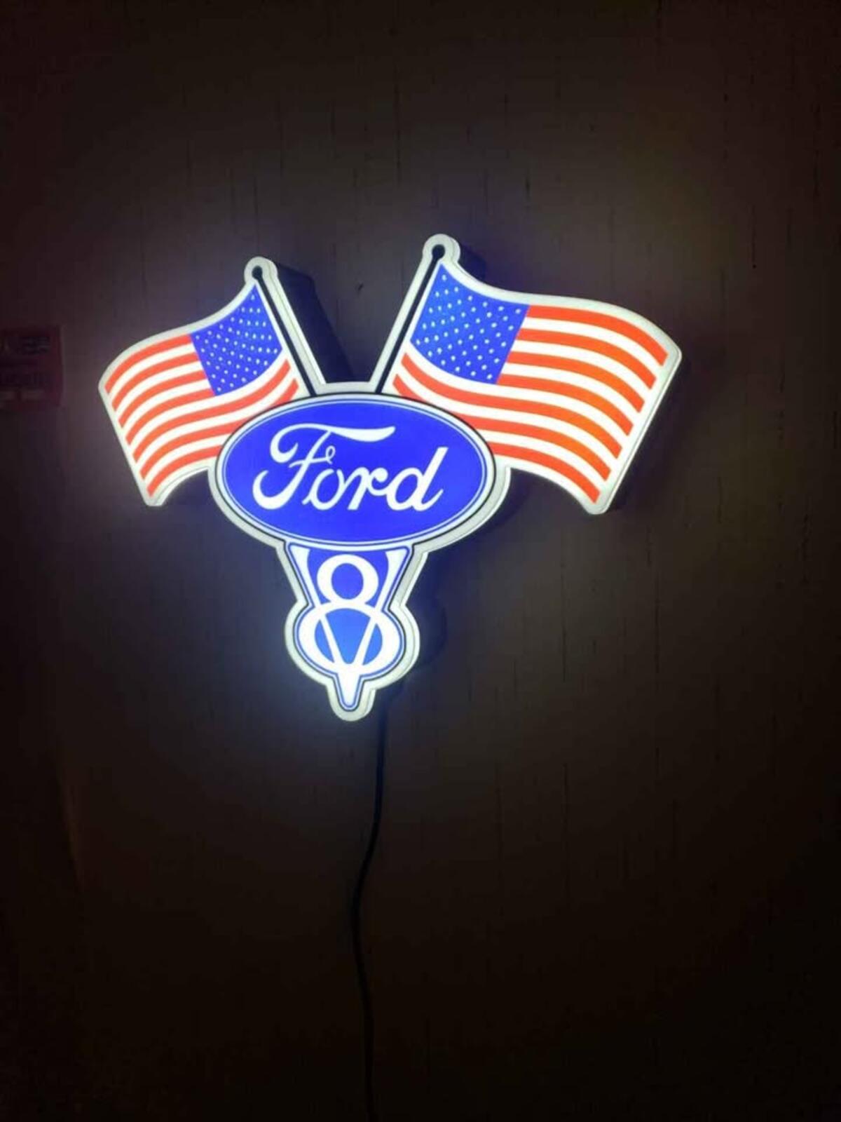 Ford V8 Emblem Lightbox