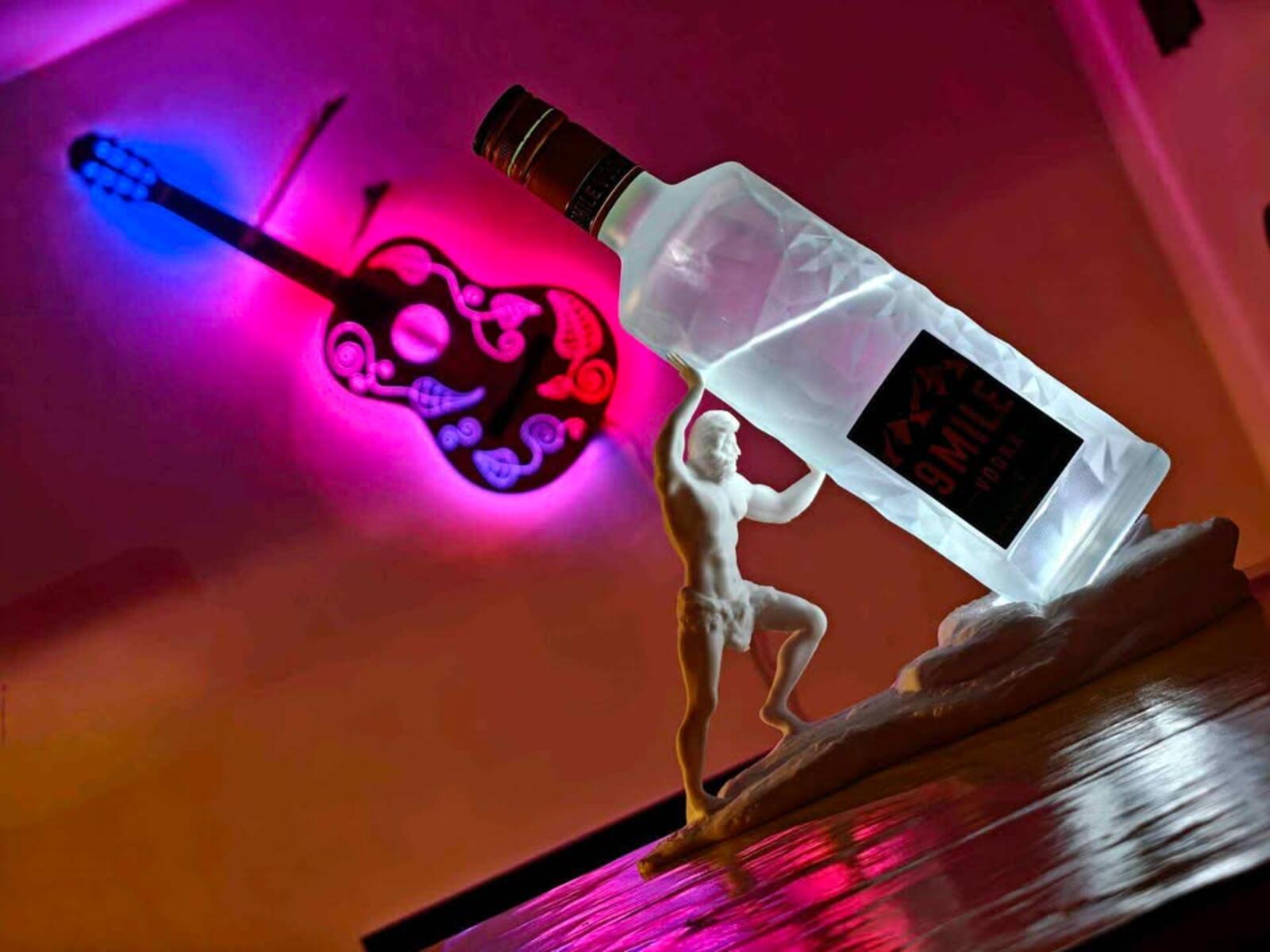 Greek God Of Wine Bottle Holder