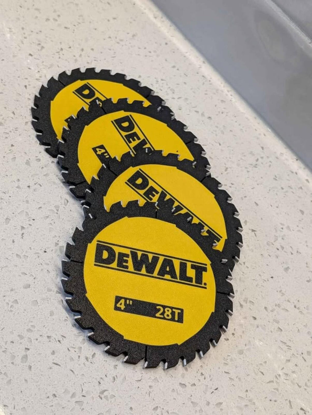 DeWalt Saw Blade Coaster Set (4)