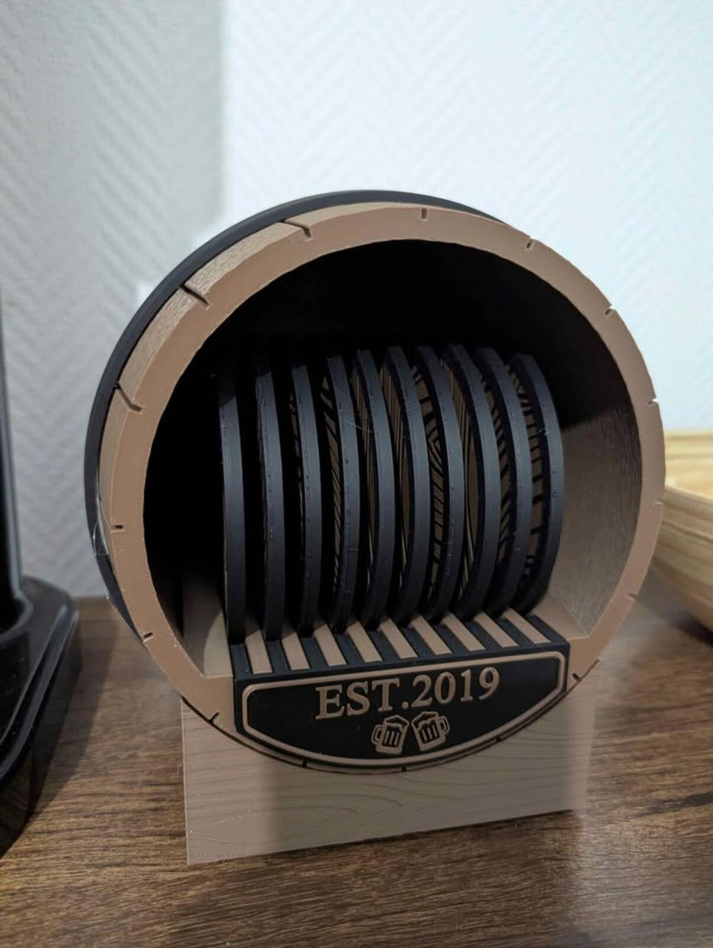 Vintage Barrel Coaster Set (10)