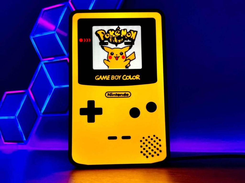 Pikachu Themed Gameboy Lightbox