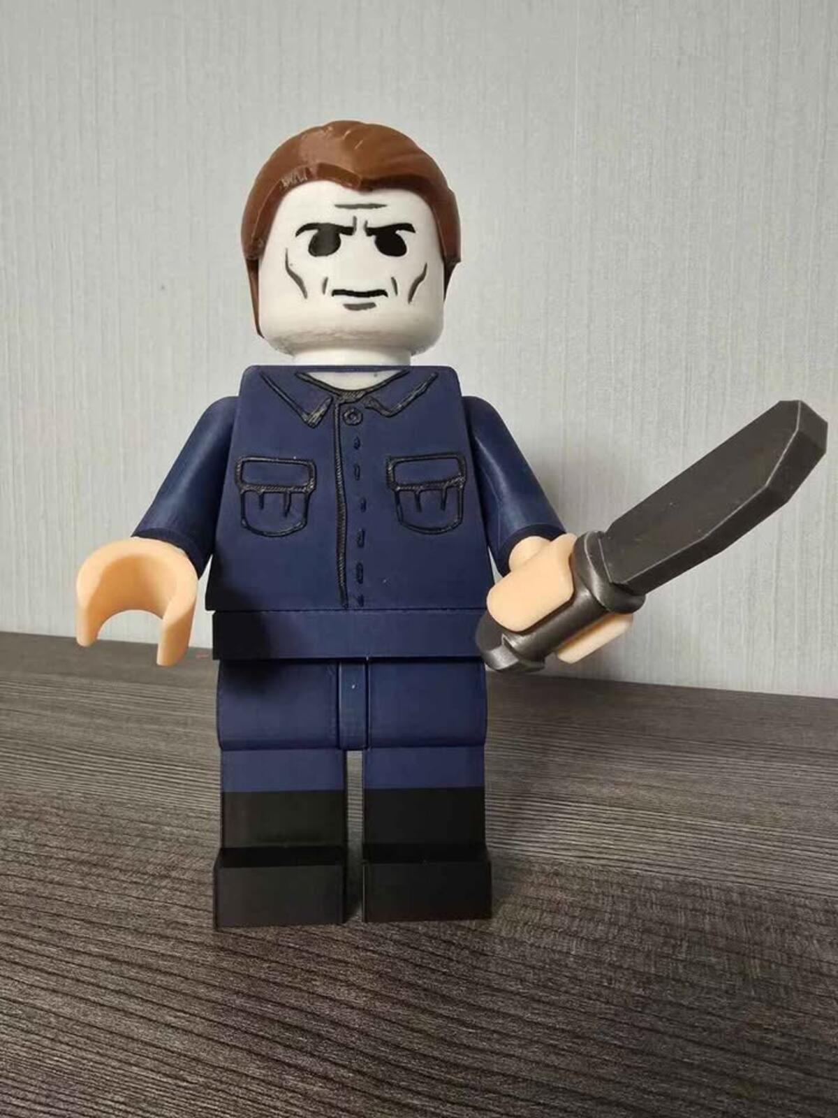 Giant Lego Michael Myers