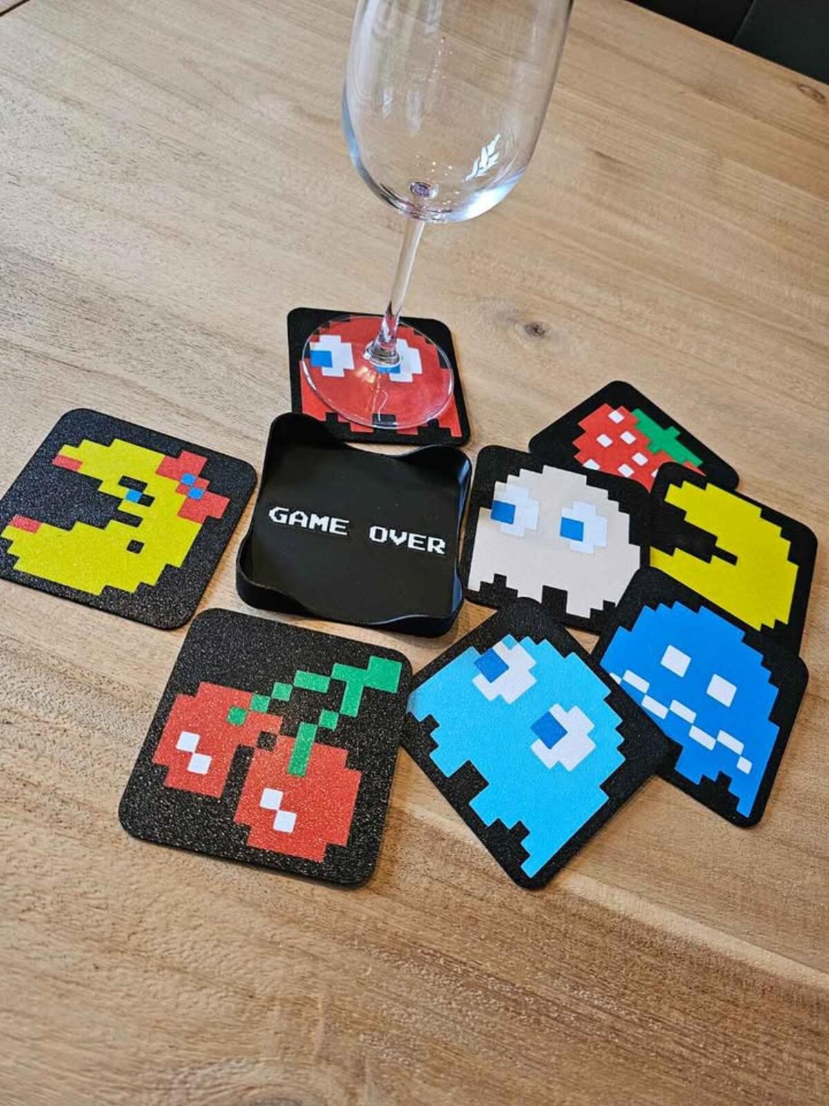 Pac-Man Coaster Set (8)