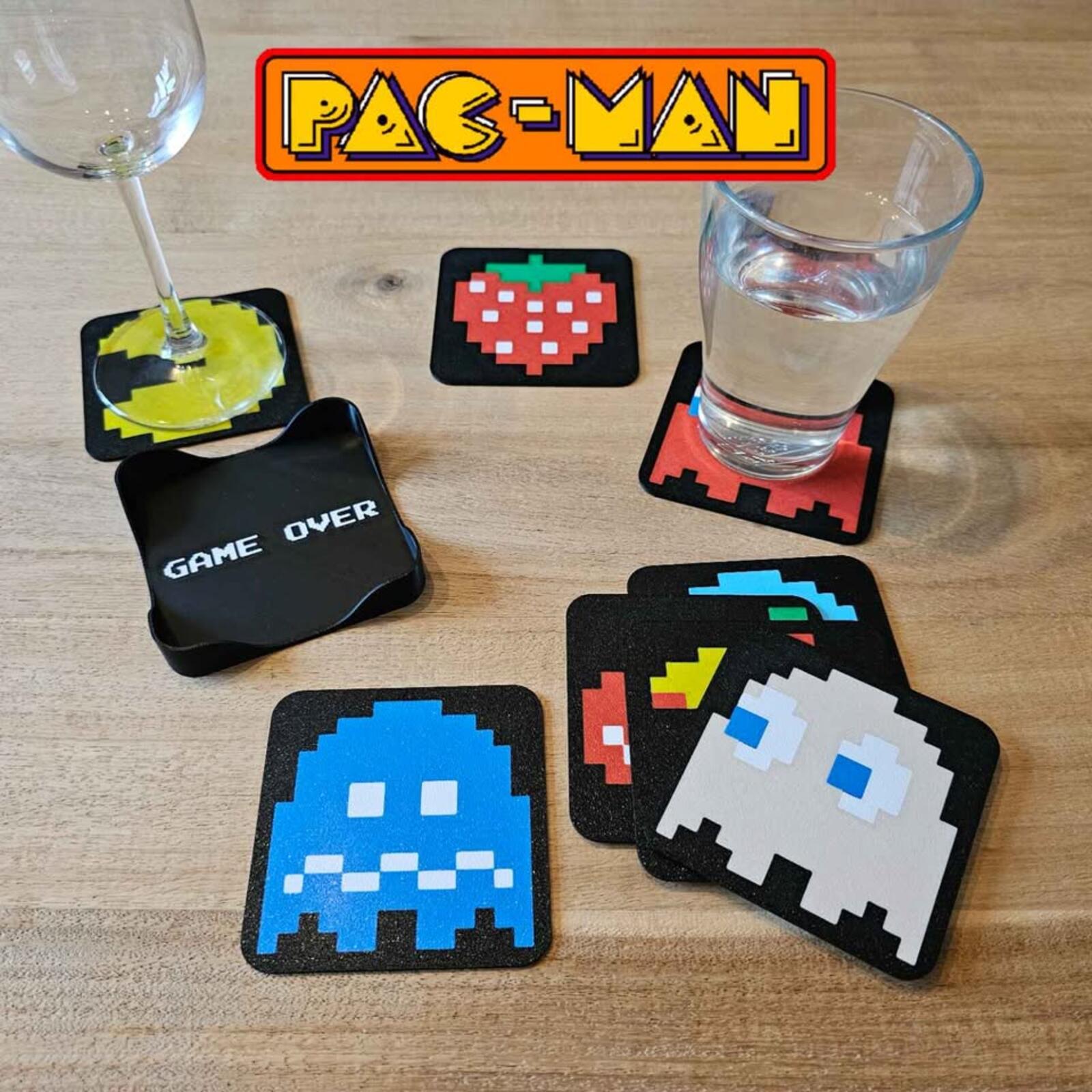 Pac-Man Coaster Set (8)