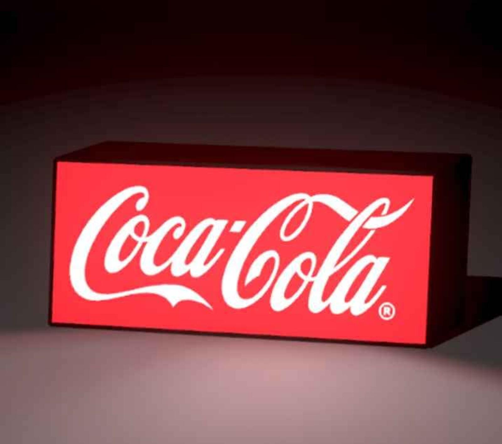 Square Coca-Cola Lightbox