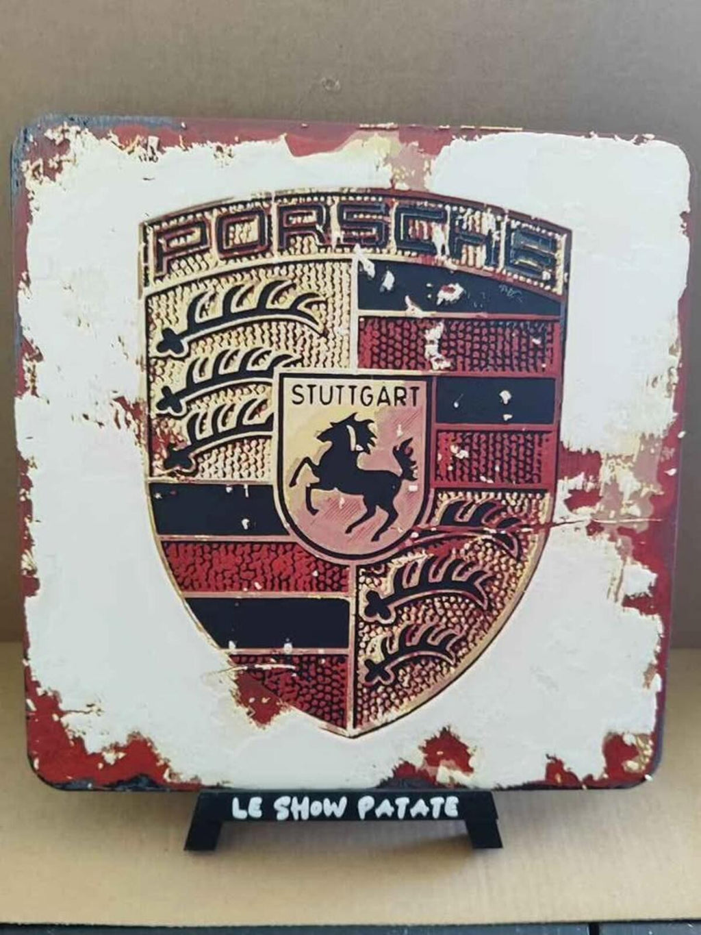 Vintage Signs With Easel