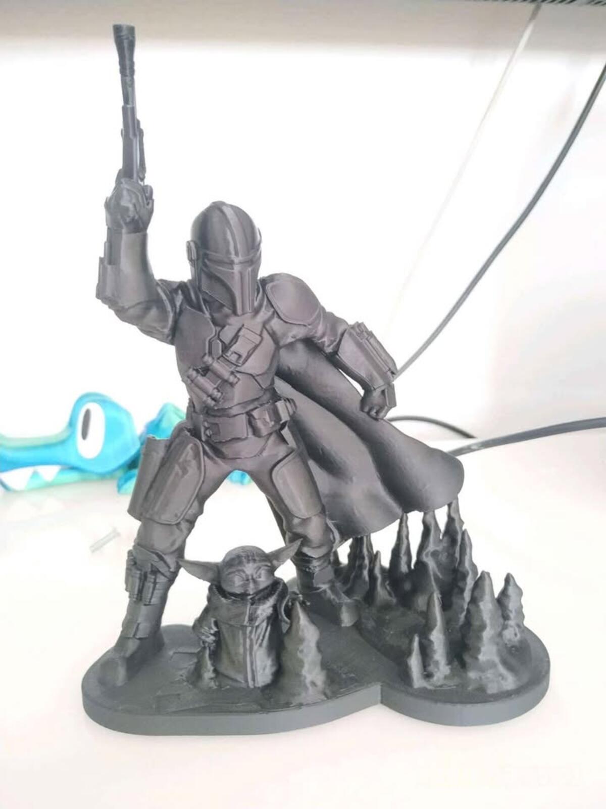 The Mandalorian And Grogu Figurine